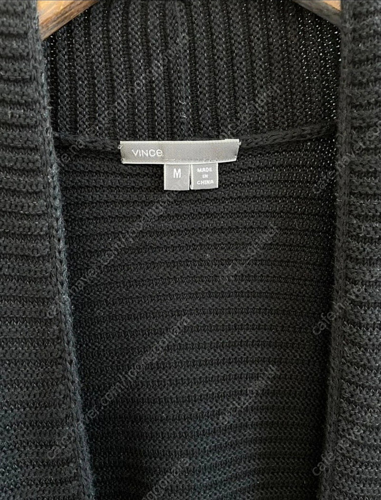 빈스 블랙 가디건 M(44~넉넉 55) 이미지