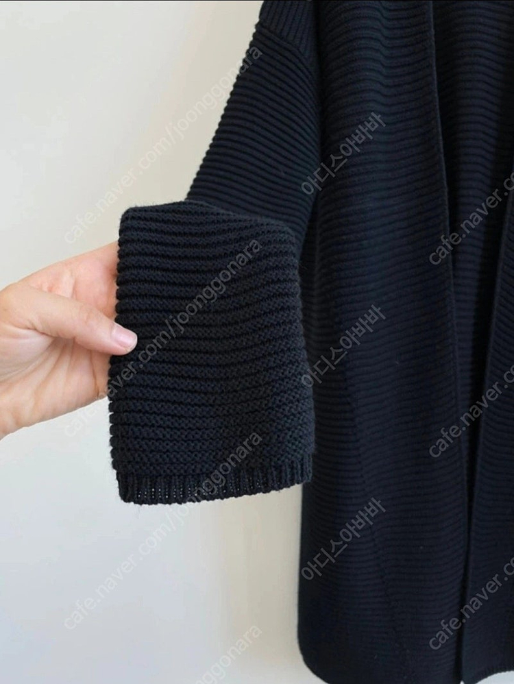 빈스 블랙 가디건 M(44~넉넉 55) 이미지