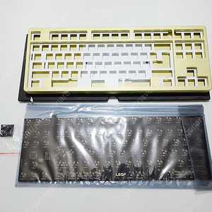 Foxlab Leaf80 TKL (리프80) 옐로우 풀알루 커스텀 키보드 팝니다