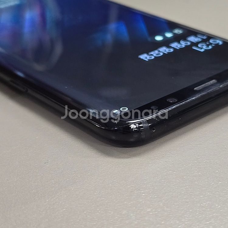 갤럭시 S8플러스 블랙 128기가 미파손 기능정상 상태...--8