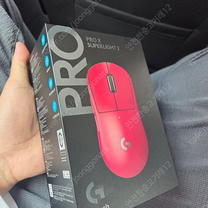 로지텍 지슈라2 pro x superlight 2 핑크 마젠타 미사용