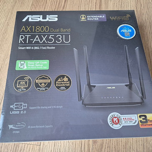 새상품)ASUS RT-AX53U 공유기