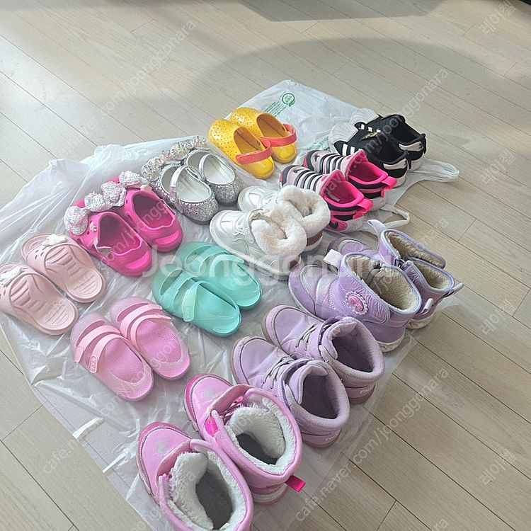 여아신발 일괄 12족 미니멜리사 크록스 이르고 나이키--3