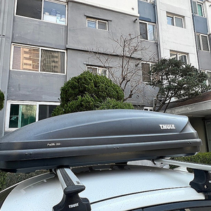 툴레 루프박스 퍼시픽 M 200 410L 단문 무광블랙 판매합니다