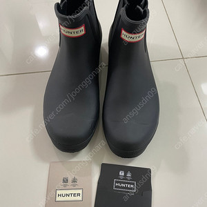 헌터 오리지날 첼시 레인부츠 블랙 280