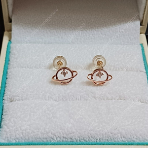 14k 스톤헨지 행성 귀걸이