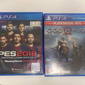 (PS4 플스4) 갓오브워, PES2018 일괄판매