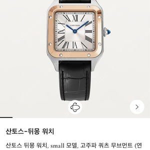 까르띠에 산토스 뒤몽 콤비 small 새상품