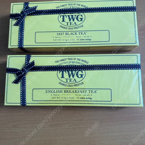 TWG 티 잉글리쉬 블랙퍼스트 & 1987 black tea 15티백 총 2박스