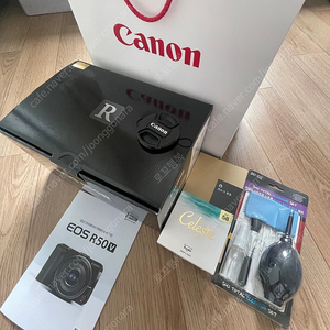 캐논 r50v 14 30mm 번들 kit 판매 [테스트 개봉만 해본 상태] + 캔코 celeste 필터