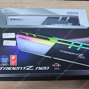 지스킬 DDR4-3600 TRIDENT Z NEO 32G(16Gx2) 택포 9.5
