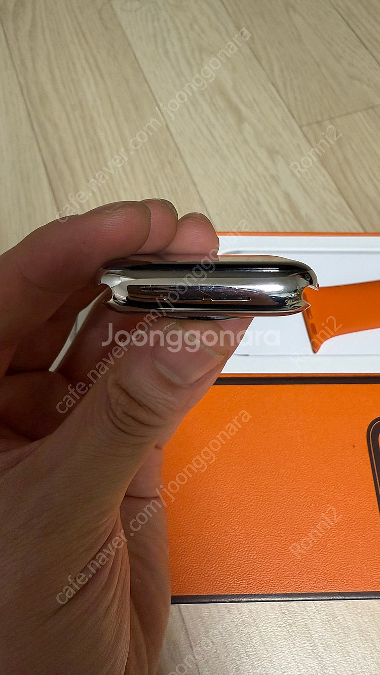 애플워치6 에르메스 44mm 실버--2