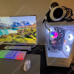 게이밍 컴퓨터 풀세트 판매(RTX3060ti) 32인치 게이밍모니터 (대전.세종)