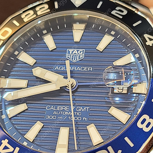 태그호이어 아쿠아레이서 GMT300 배트맨 남성 스틸시계 WAY210T 43mm