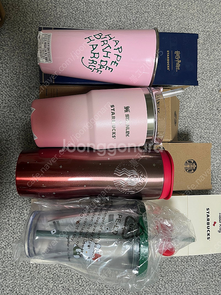 스타벅스 텀블러 키티 콜드컵 스탠리 콩코드 해리포터--0