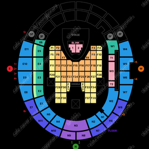 블랙핑크 콘서트 첫날 단일석 최저가 N11구역