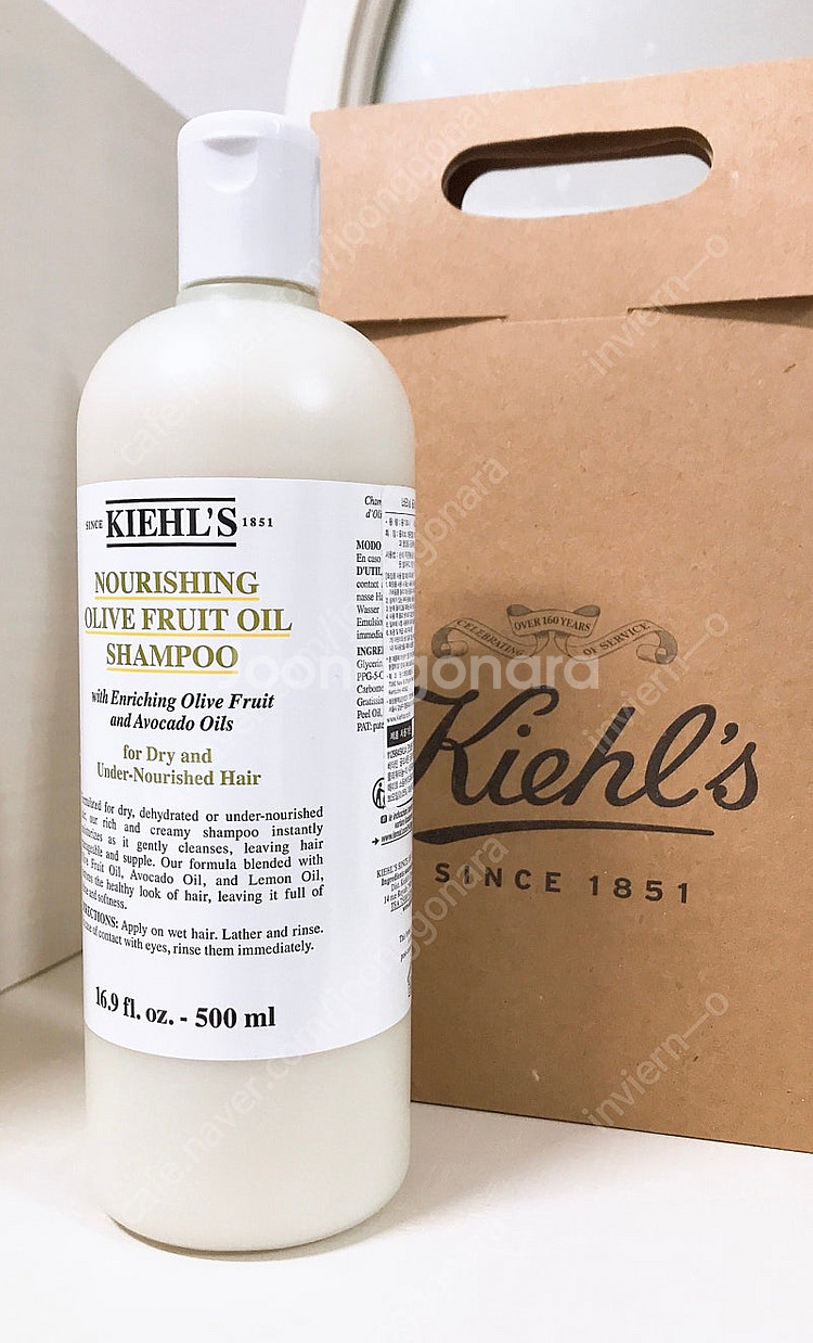 [백화점 새상품] 키엘 너리싱 올리브 프룻 오일 샴푸 ...--0