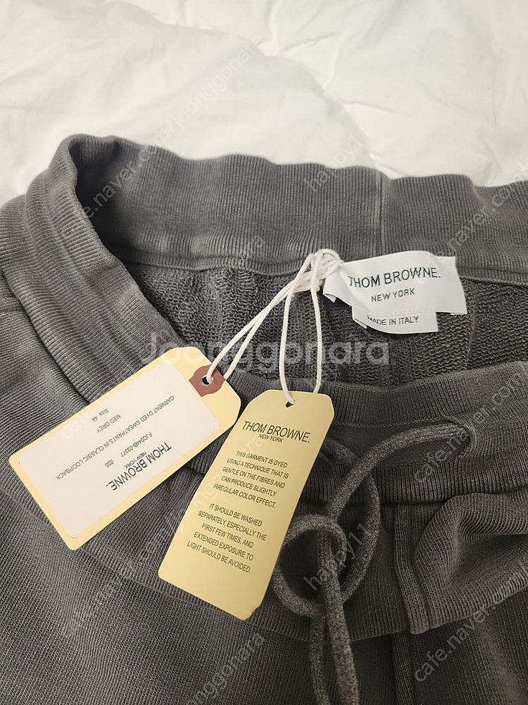 Thom browne 톰브라운 프렌치 코튼 테리 트랙팬...--1