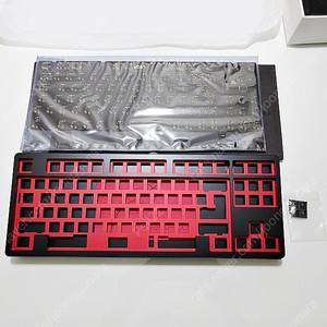 리프80 블랙 (Foxlab Leaf80 TKL) 풀알루 커스텀 키보드 판매합니다