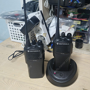 모토로라 업무용 무전기 gp-3188 2대 중고판매