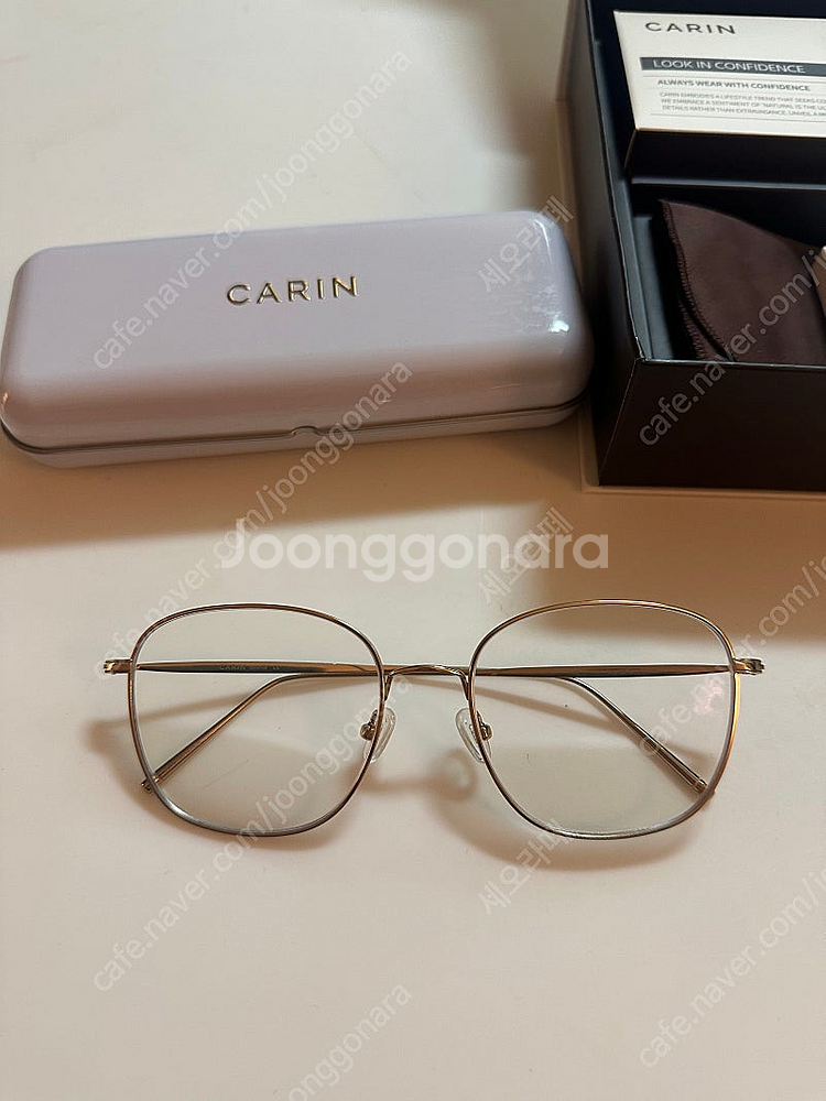 카린안경 carin 팝니다. Teo c3 테오--1