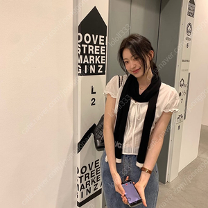 르플레인 로지 블라우스 새상품