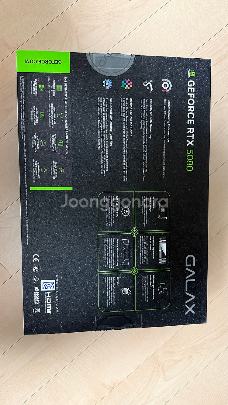 갤럭시 GALAX RTX5080 BLACK OC D7 ...--1