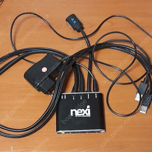 넥시 NX-KVM02H [HDMI KVM스위치/2:1/USB/케이블일체형