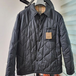 23FW 버버리 리버시블 퀼팅 자켓 XL(새상품급)
