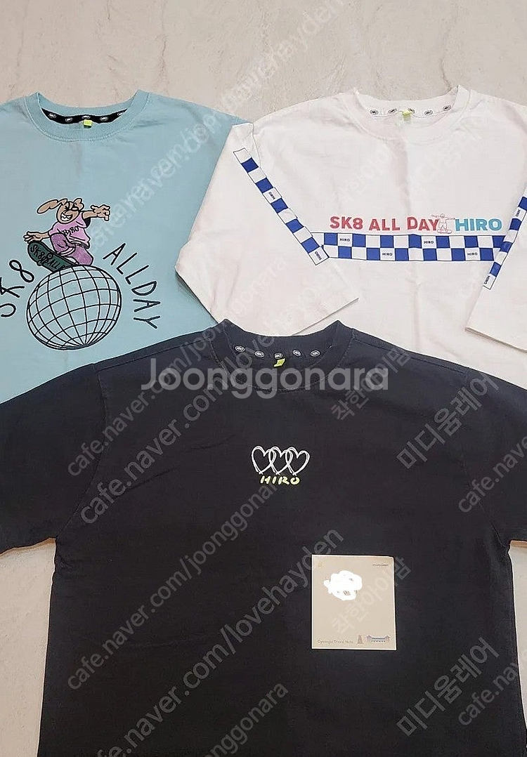 히로 티셔츠 3종 일괄 160--0