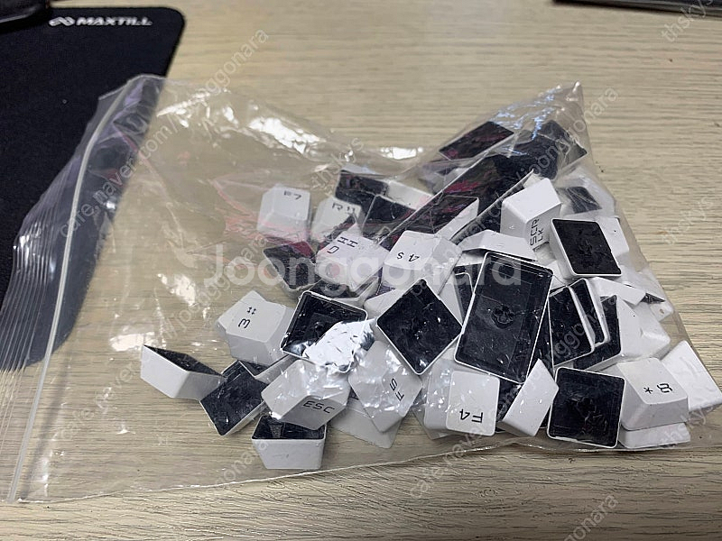 엠스톤 블루치즈 정품 측각 키캡 외 2종 키캡--4