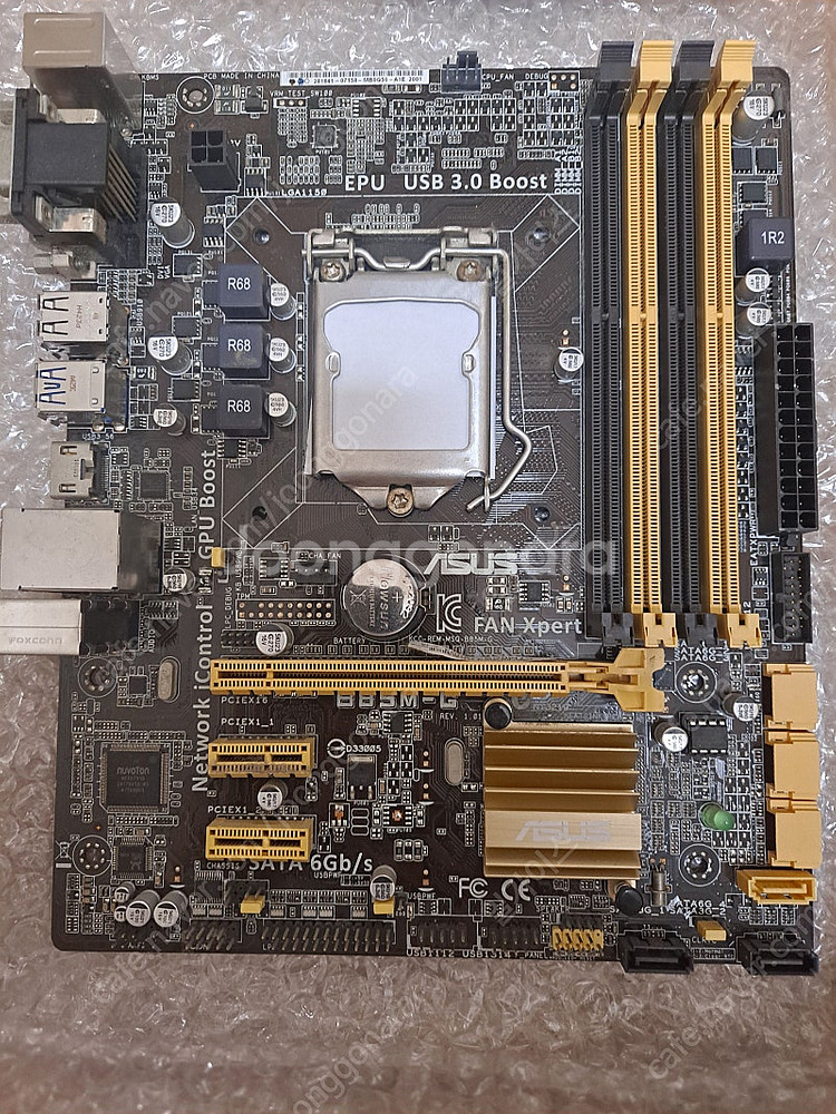 asus b85m-g 고장(소켓핀휨, usb3.0핀휨)...--2