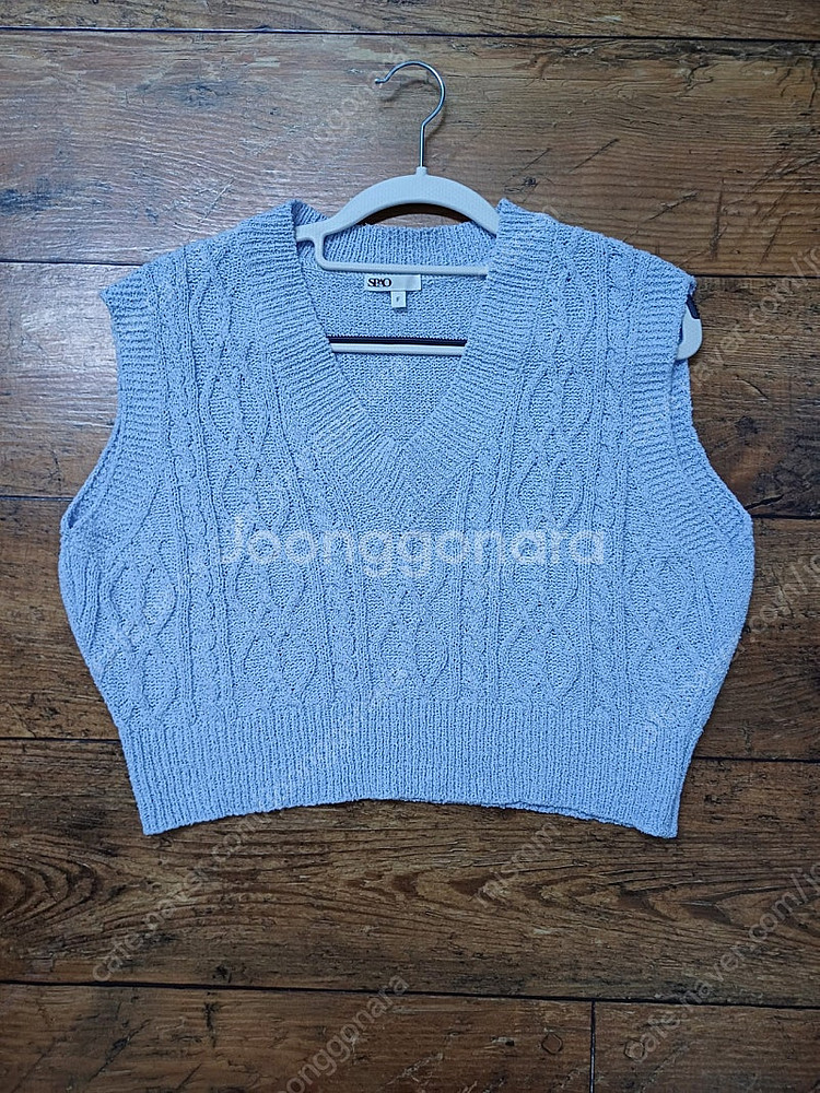 스파오 썸머 부클 베스트(새상품, 택포)--2