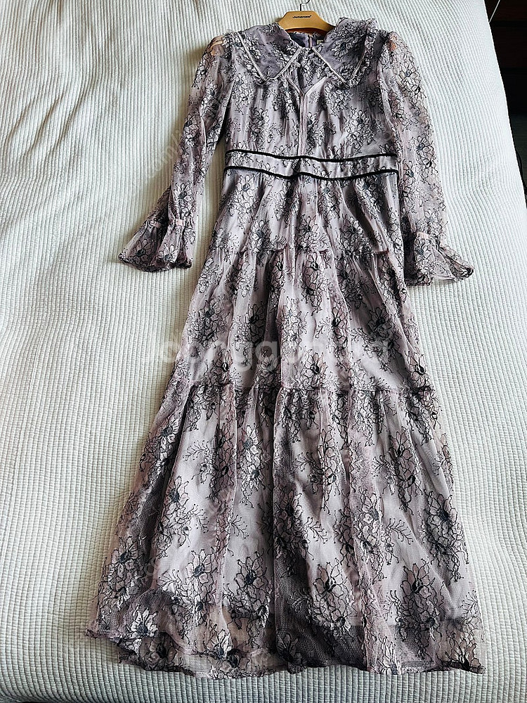 잇미샤 라일락 쉬폰 원피스 - 김하늘 서현 신혜선 원피스--3