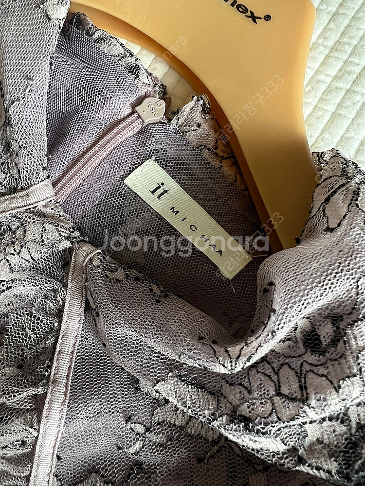 잇미샤 라일락 쉬폰 원피스 - 김하늘 서현 신혜선 원피스--4