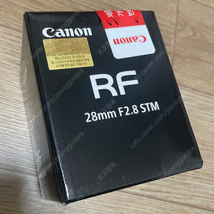 캐논 RF 28mm F2.8 STM 렌즈 + 캔코 celeste 필터 개봉후 미사용
