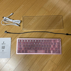 SPM AL66B + 베이비핑크 키캡 + 게이트론 청축