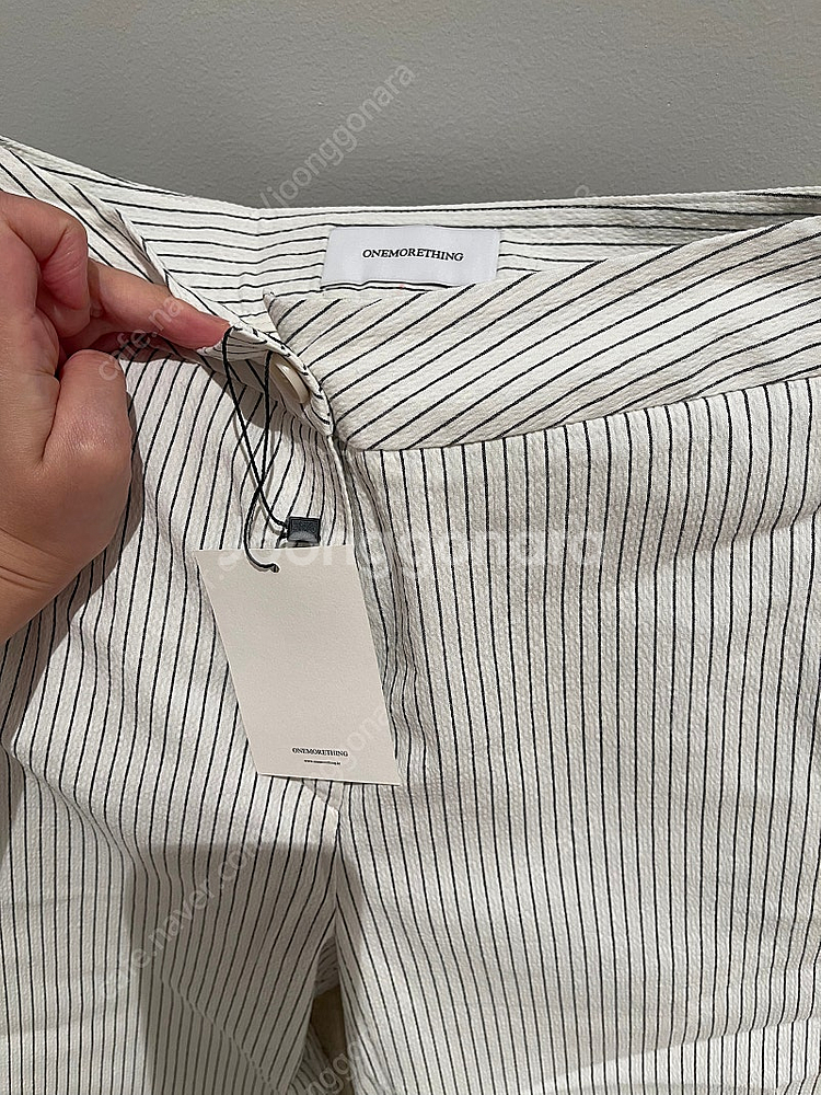 원모어띵 MARA SEERSUCKER PANTS 새옷--1