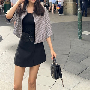 르뮈 자카드 판쵸 자켓 (새상품)