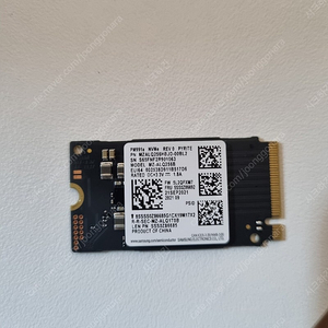 (급처) 삼성 SSD PM991a 256기가 m.2 2230 NVMe