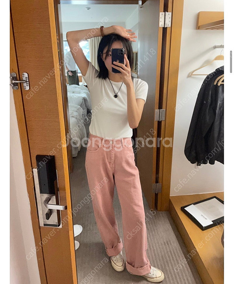 핑크데님 s사이즈--0