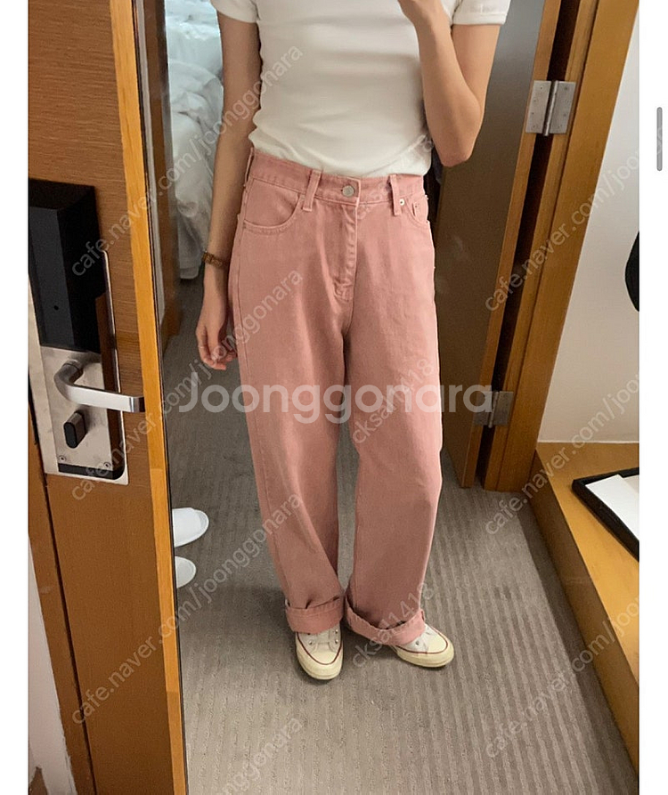 핑크데님 s사이즈--1