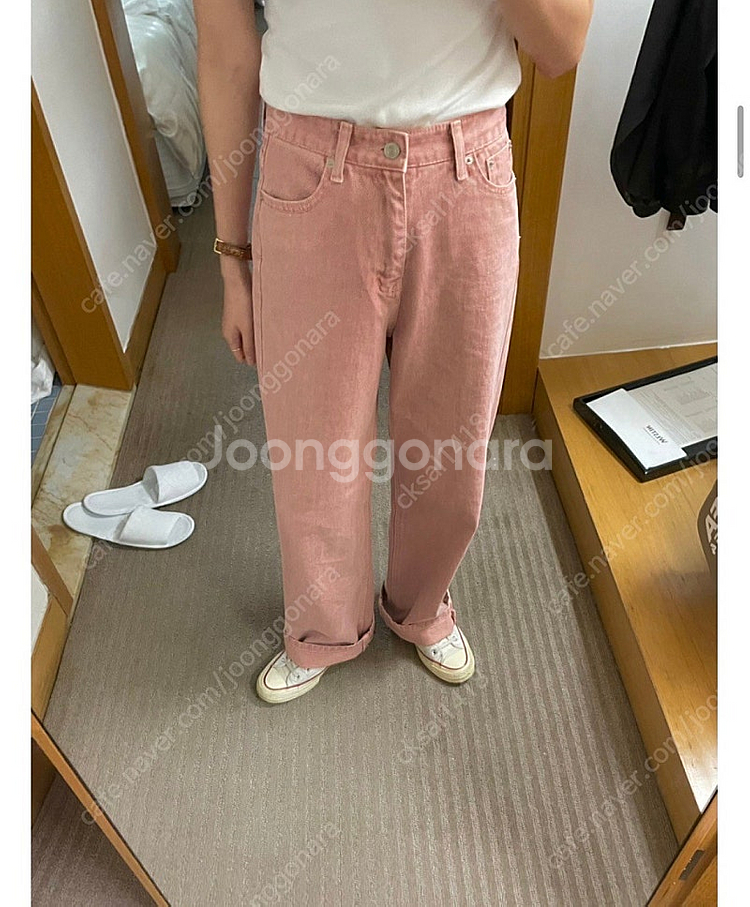 핑크데님 s사이즈--2