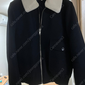 Reiss 네이비 울 블루종 M