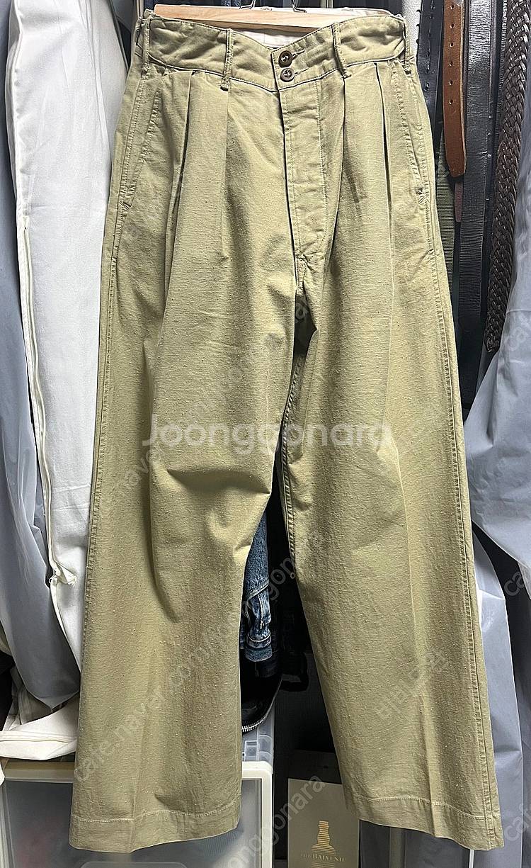 24ss 더블알엘 RRL 플리츠 치노팬츠 30/30 /...--1