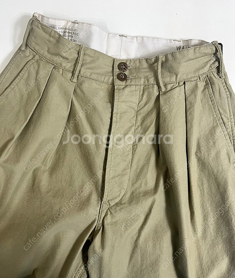 24ss 더블알엘 RRL 플리츠 치노팬츠 30/30 /...--3