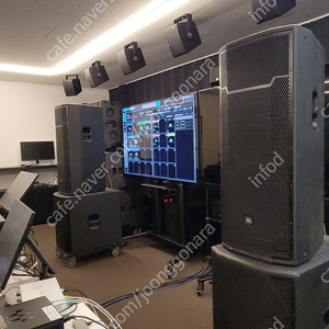 jbl 행사용 스피커 prx718xlf prx725