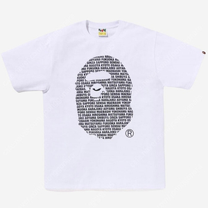 [L-2XL] 베이프 재팬 에이프 헤드 화이트