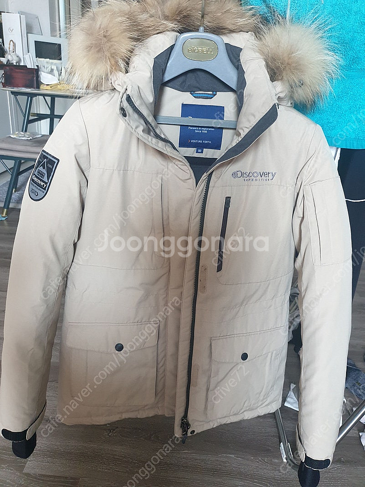 가격다운.........디스커버리 여성 구스패딩90--0