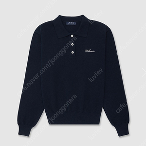 얼바닉 golf pk knit 골프 피케 니트 롱슬리브 네이비 새상품